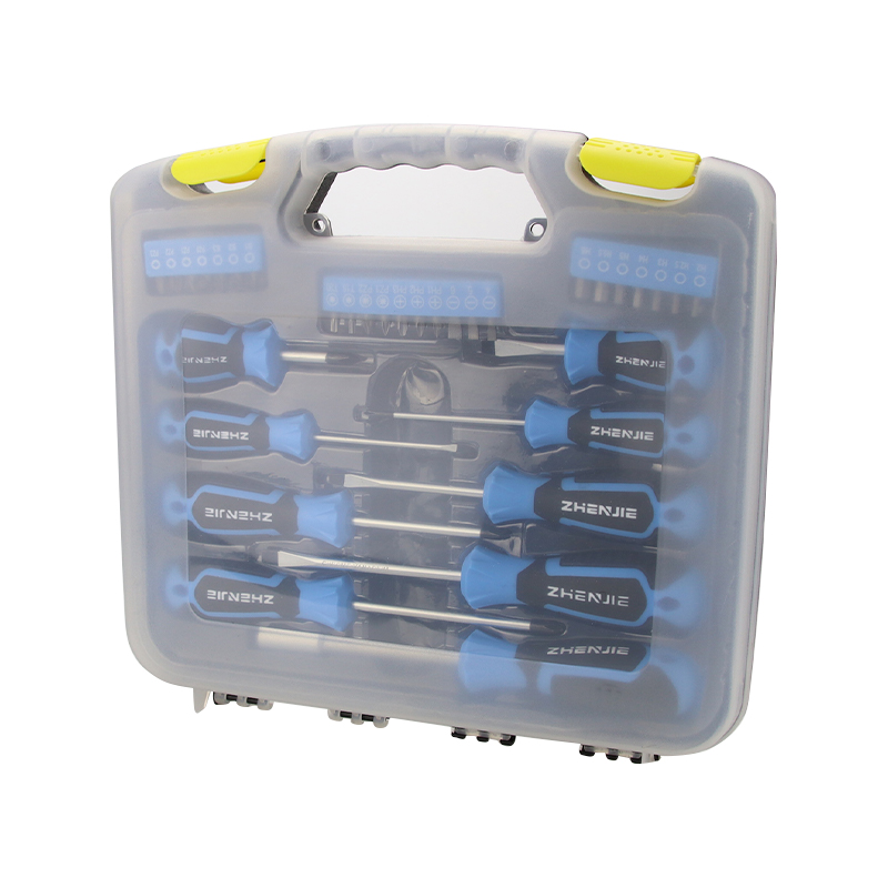 33-teiliges Schraubendreher-Bit-Set mit ergonomisch geformtem Griff