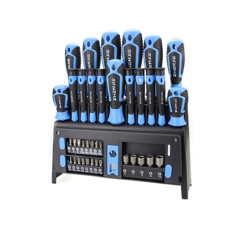 39-teiliges Schraubendreher-Bit-Set mit ergonomisch geformtem Griff
