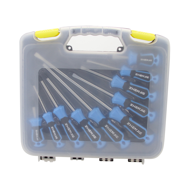 10-teiliges Schraubendreher-Bit-Set mit ergonomisch geformtem Griff