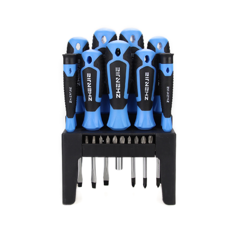 21-teiliges Schraubendreher-Bit-Set mit ergonomisch geformtem Griff