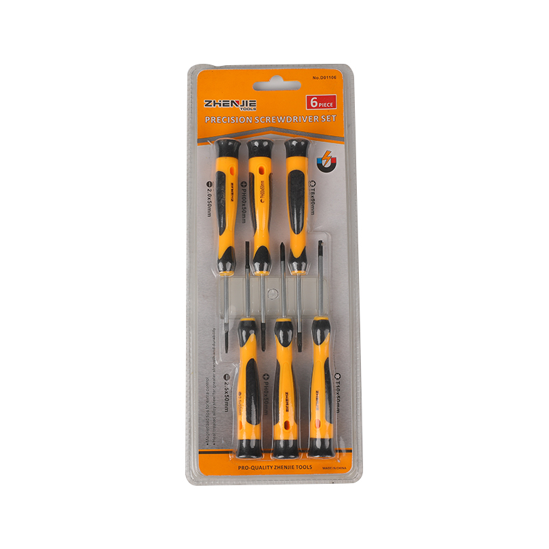 6-teiliges Schlitz-Phillips-Torx-Präzisionsschraubendreher-Set