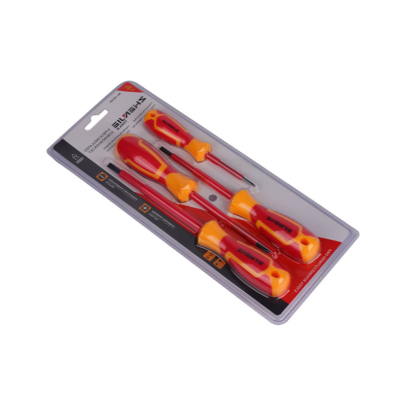 4-teiliges, ergonomisch isoliertes Schraubendreher-Set mit 1000-V-Griff