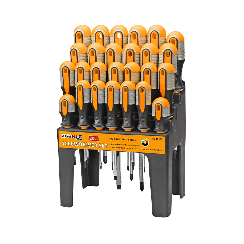 26-teiliges Schlitz-Phillips-Torx-Vierkant-Schraubendreher-Set