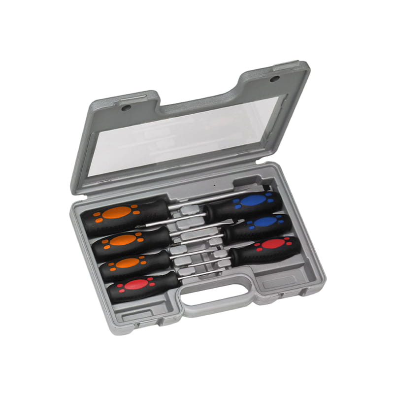 7-teiliges Schlitz- und Kreuzschlitzschraubendreher-Set von BMC Packaging