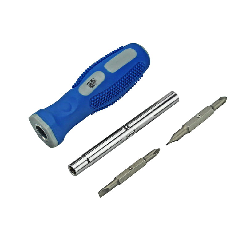 6-in-1 doppelseitiger CRV-Schraubendreher-Bit-Satz