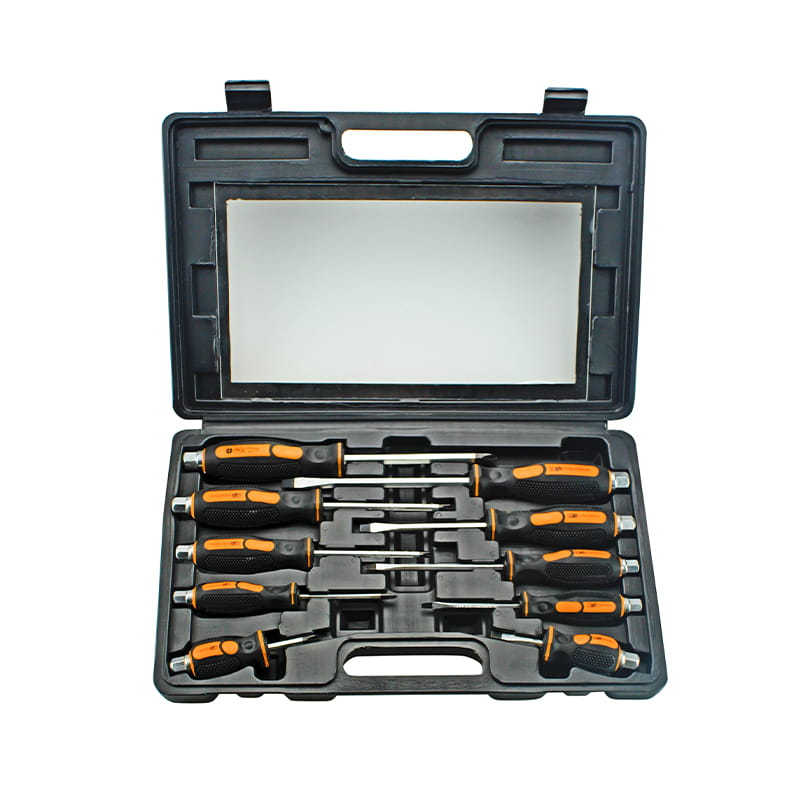10-teiliges BMC Packaging CRV Go-Through-Schraubendreher-Set