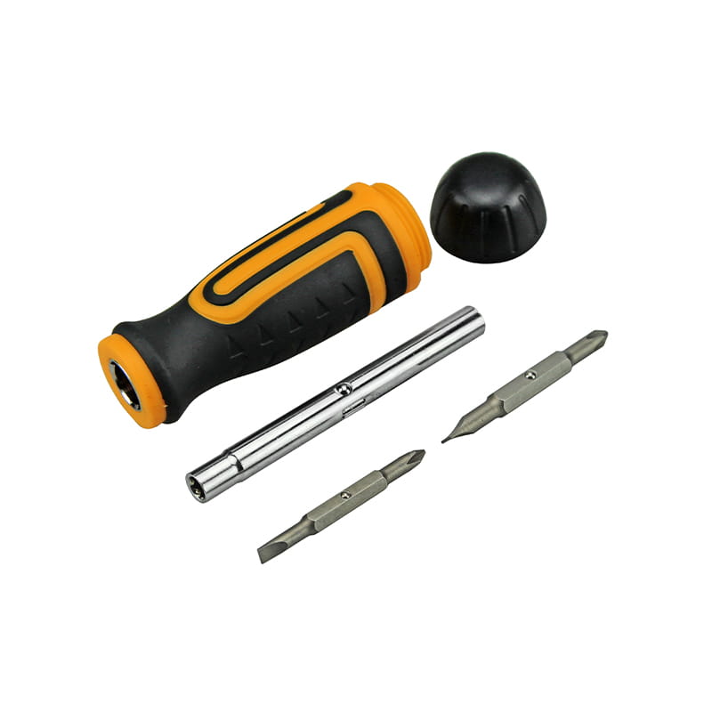 6-in-1-Schraubendreher-CRV-Bithalter und CRV-Bit-Set