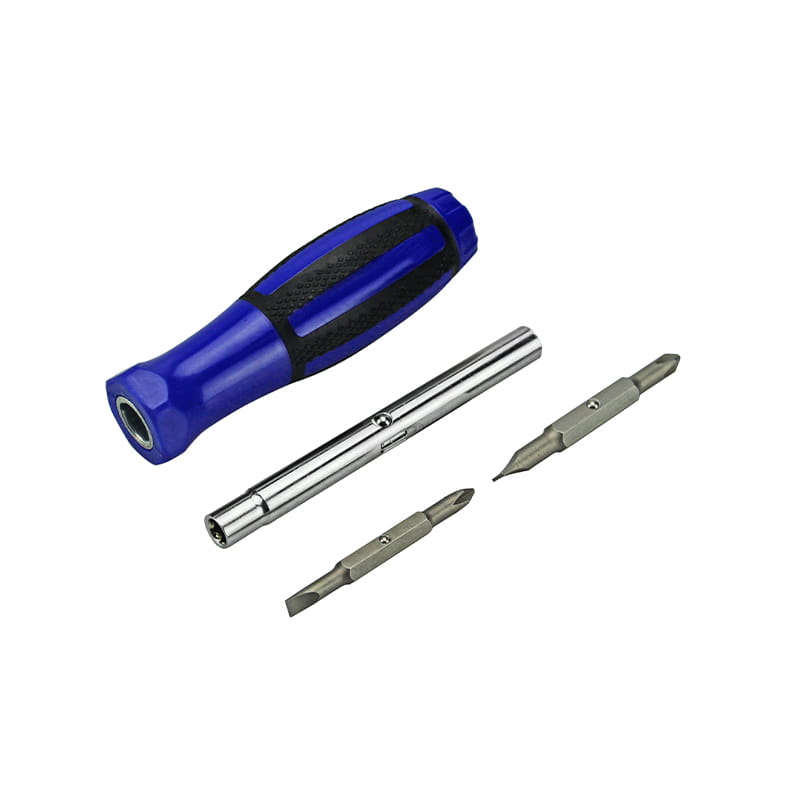 6-in-1 Schlitz- und Phillips-Doppelseitiger Bithalter und CRV-Bit-Set
