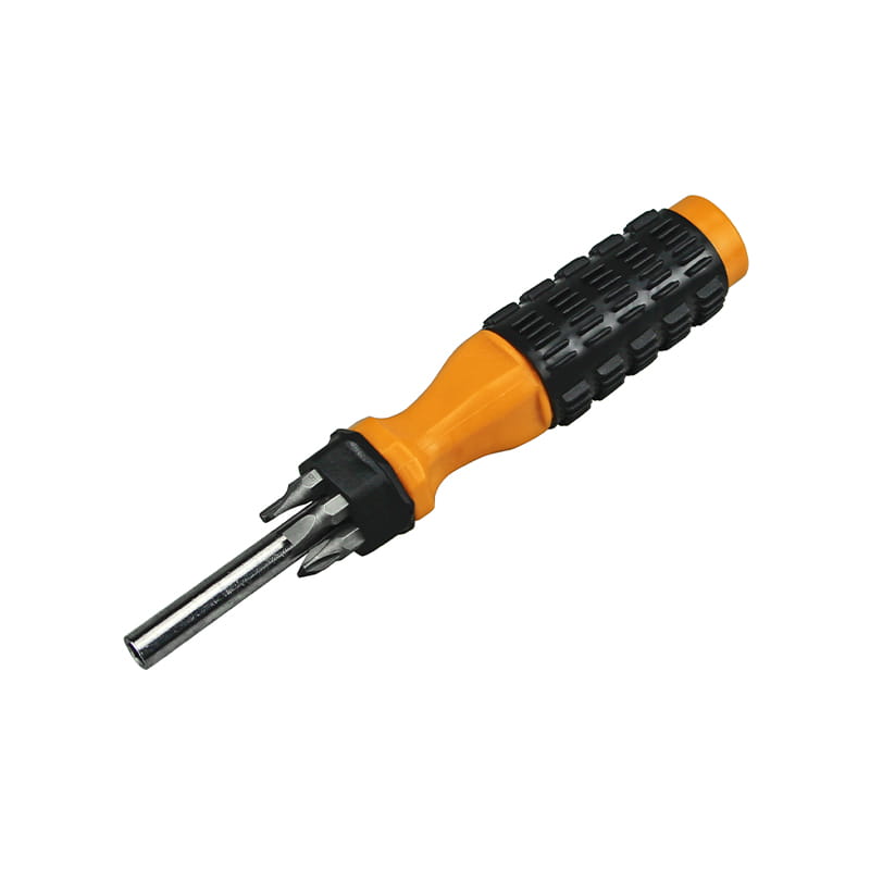 6-in-1 Schlitz-Phillips-Torx-CRV-Bithalter-Bit-Set
