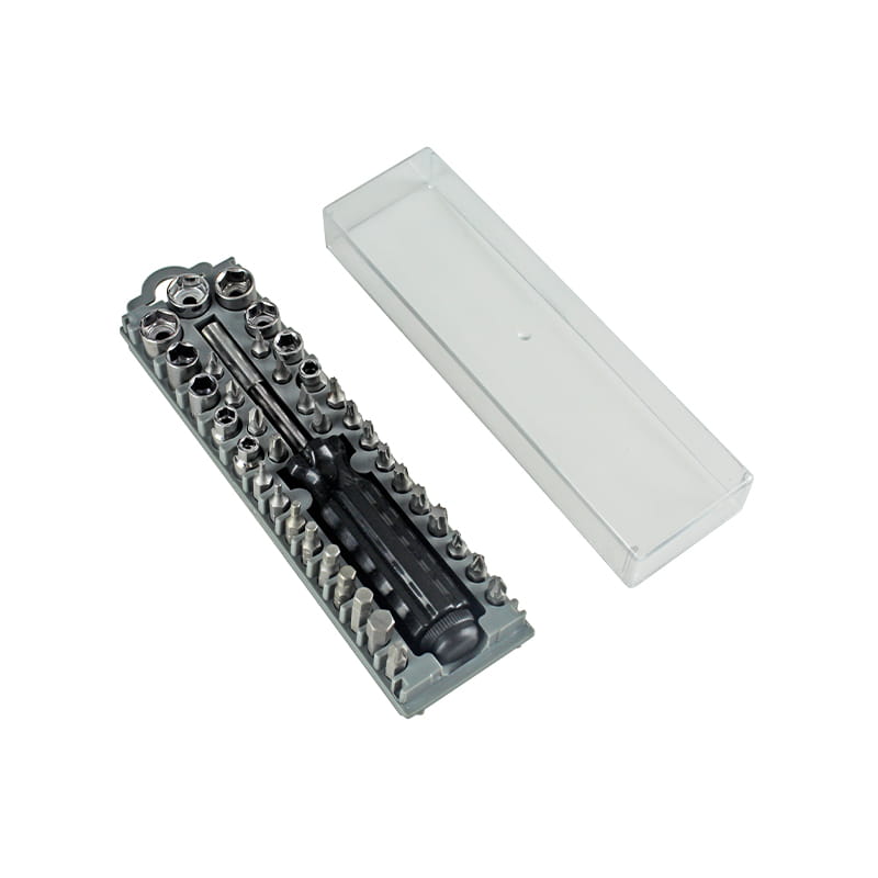 38-teiliges Schlitz-Phillips-Pozidriv-Torx-Sechskant-CRV-Bit-Set